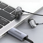 Ugreen CM383-80864 USB-A to 3.5mm Audio Jack External Sound Adapter - Silver - alternate product view 3