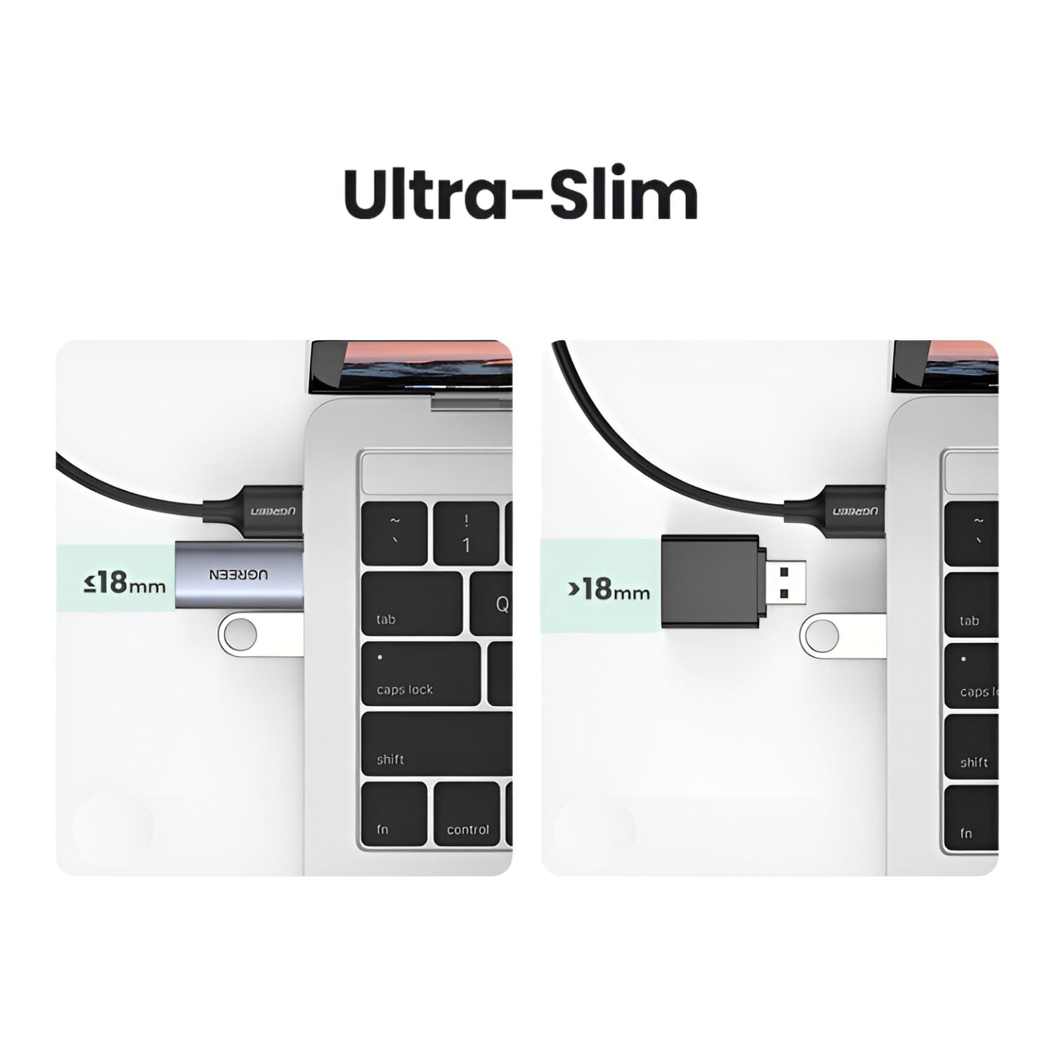 Ugreen CM383-80864 USB-A to 3.5mm Audio Jack External Sound Adapter - Silver - alternate product view 4