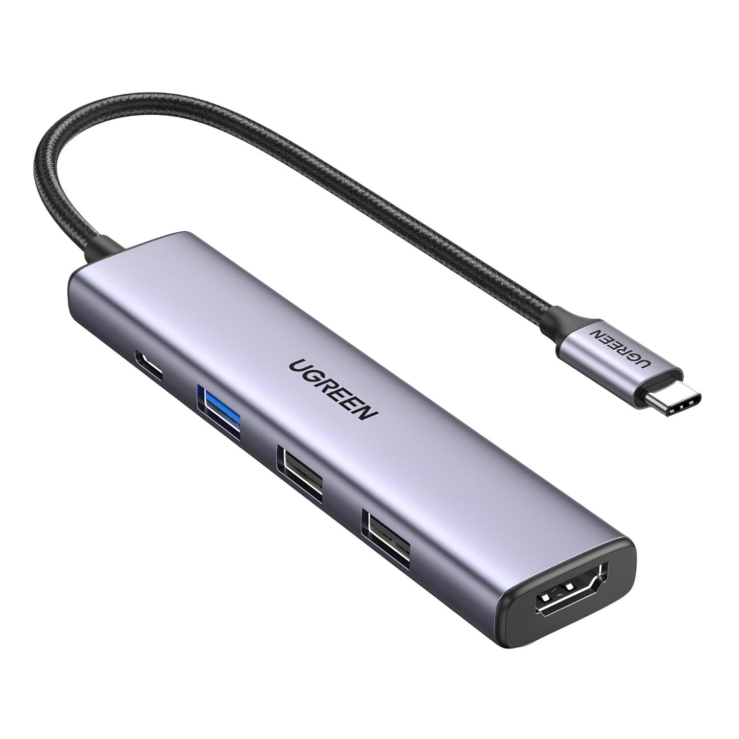 Ugreen Revodok 5-in-1 Type-C Hub - 4K HDMI - Type-C - USB3.0 - USB2.0
