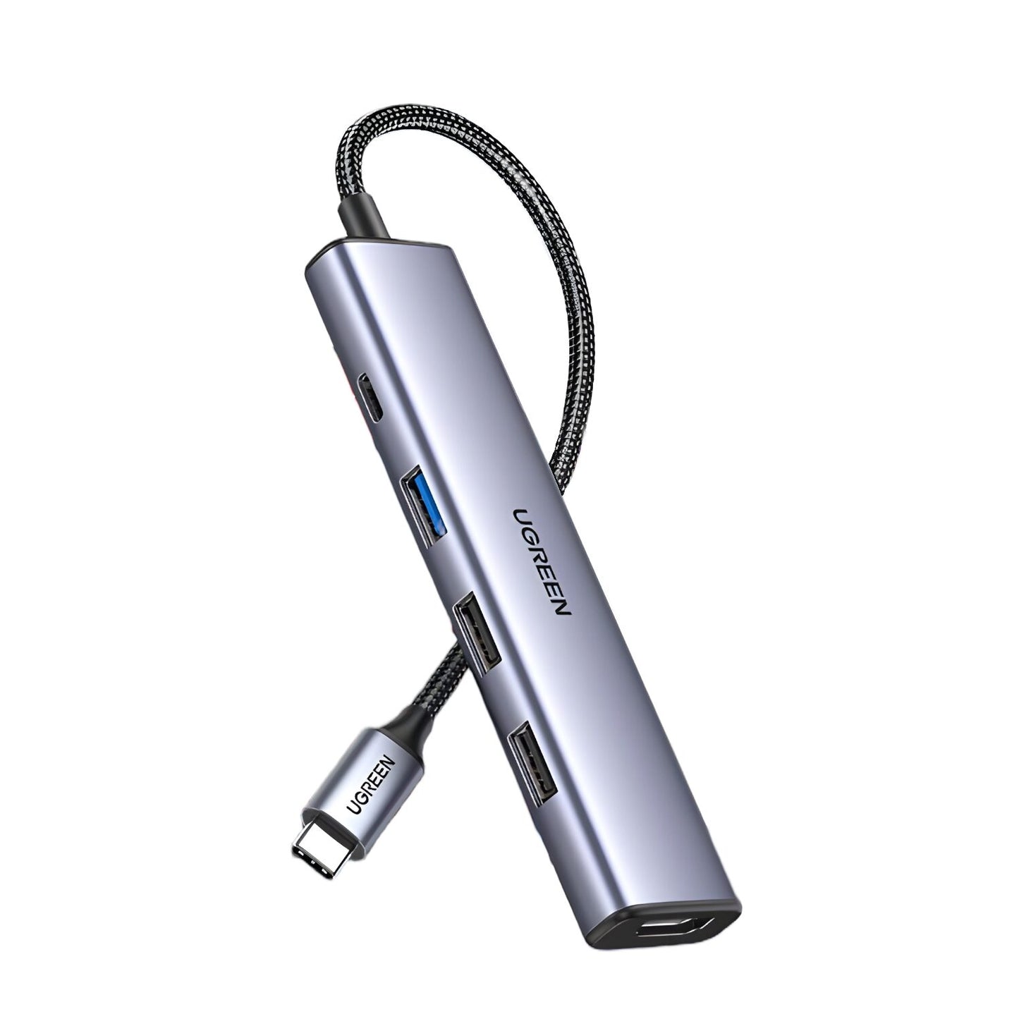 Ugreen Revodok 5-in-1 Type-C Hub - 4K HDMI - Type-C - USB3.0 - USB2.0 - alternate product view 2