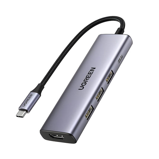 Ugreen Revodok 5-in-1 Type-C Hub - 4K HDMI - Type-C - USB3.0