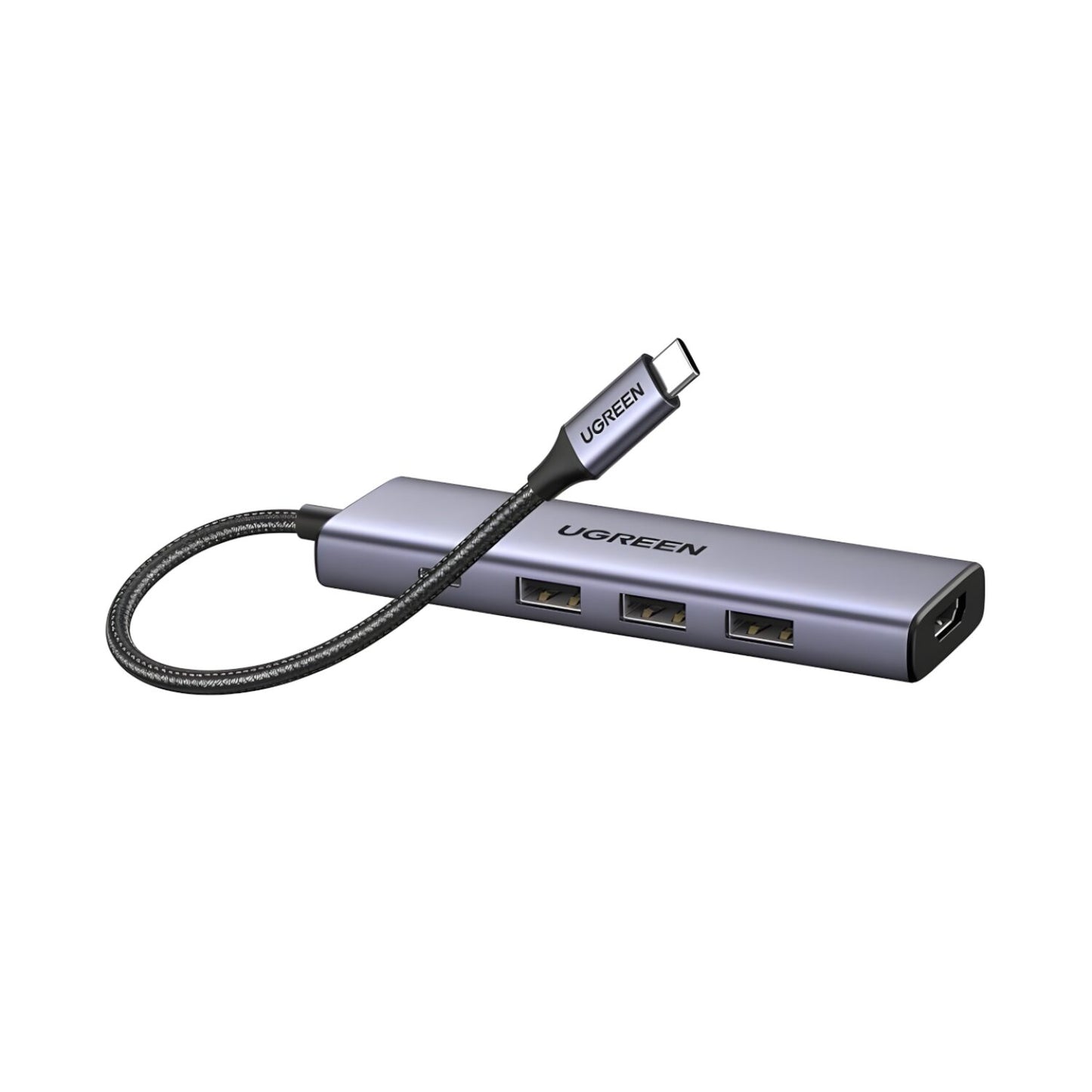 Ugreen Revodok 5-in-1 Type-C Hub - 4K HDMI - Type-C - USB3.0 - alternate product view 2