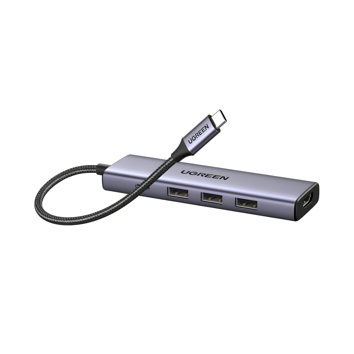 Ugreen Revodok 5-in-1 Type-C Hub - 4K HDMI - Type-C - USB3.0 - alternate product view 2