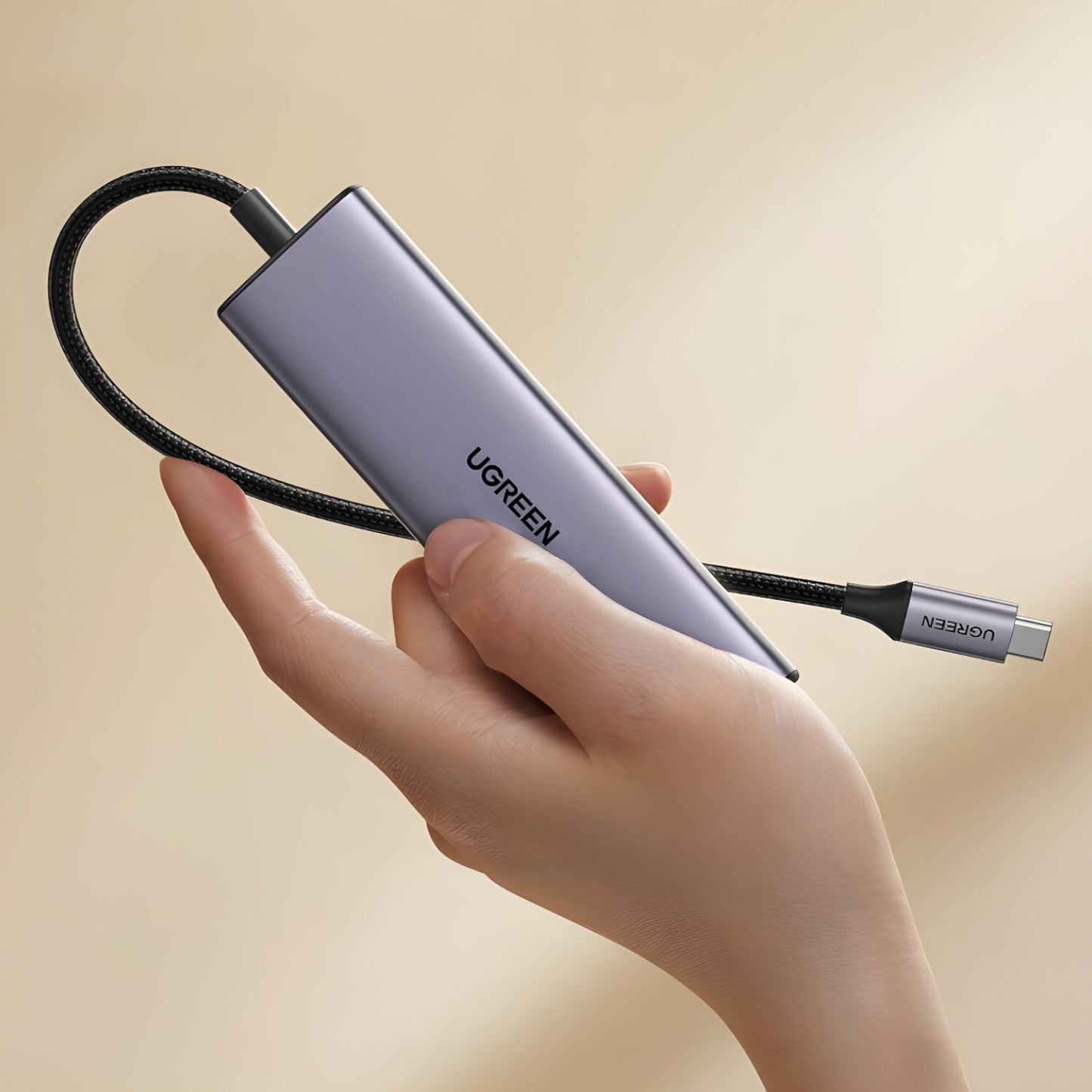Ugreen Revodok 5-in-1 Type-C Hub - 4K HDMI - Type-C - USB3.0 - alternate product view 5