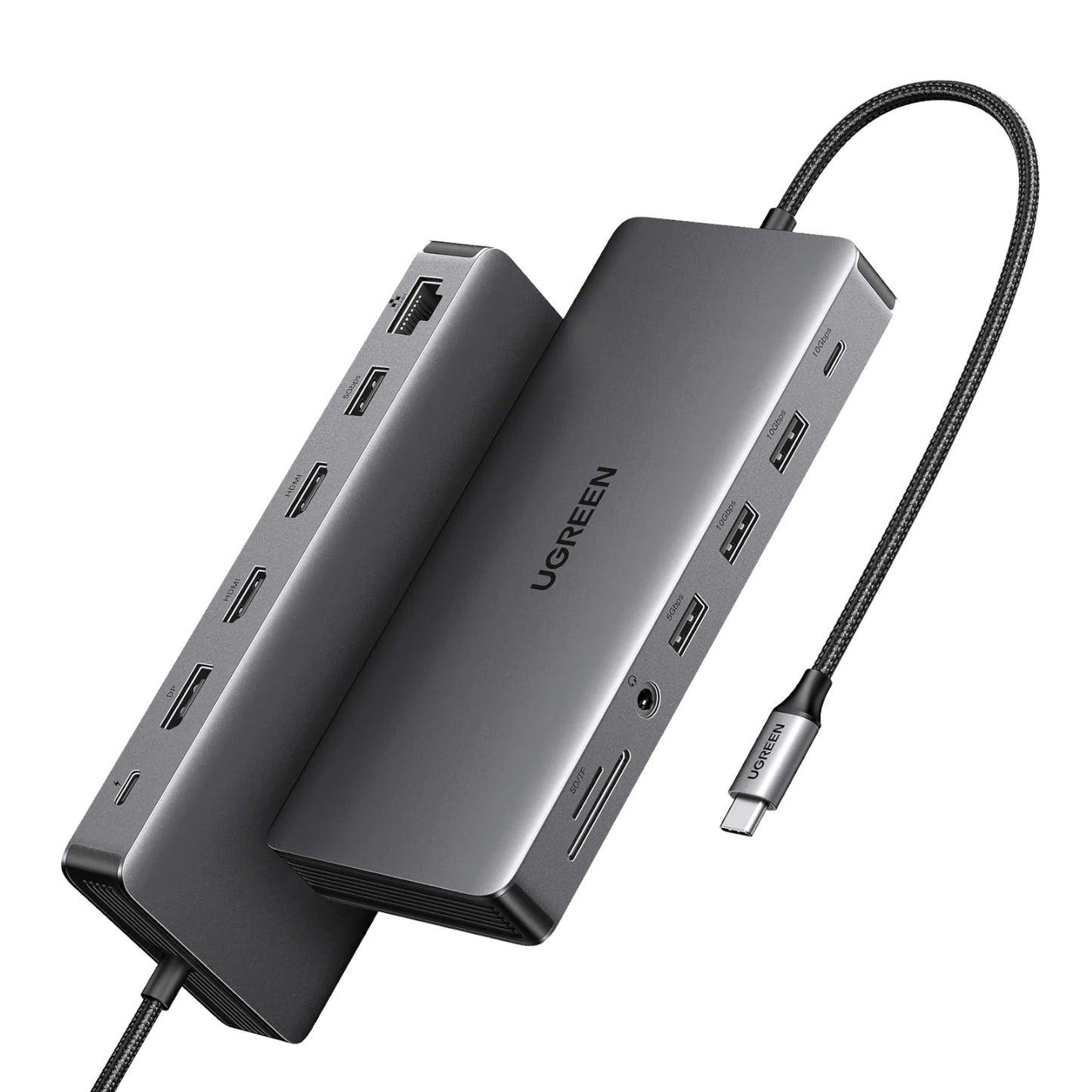 Ugreen CM681 Revodok Pro 13-in-1 USB Type-C HDMI and DisplayPort Docking Station - alternate product view 2