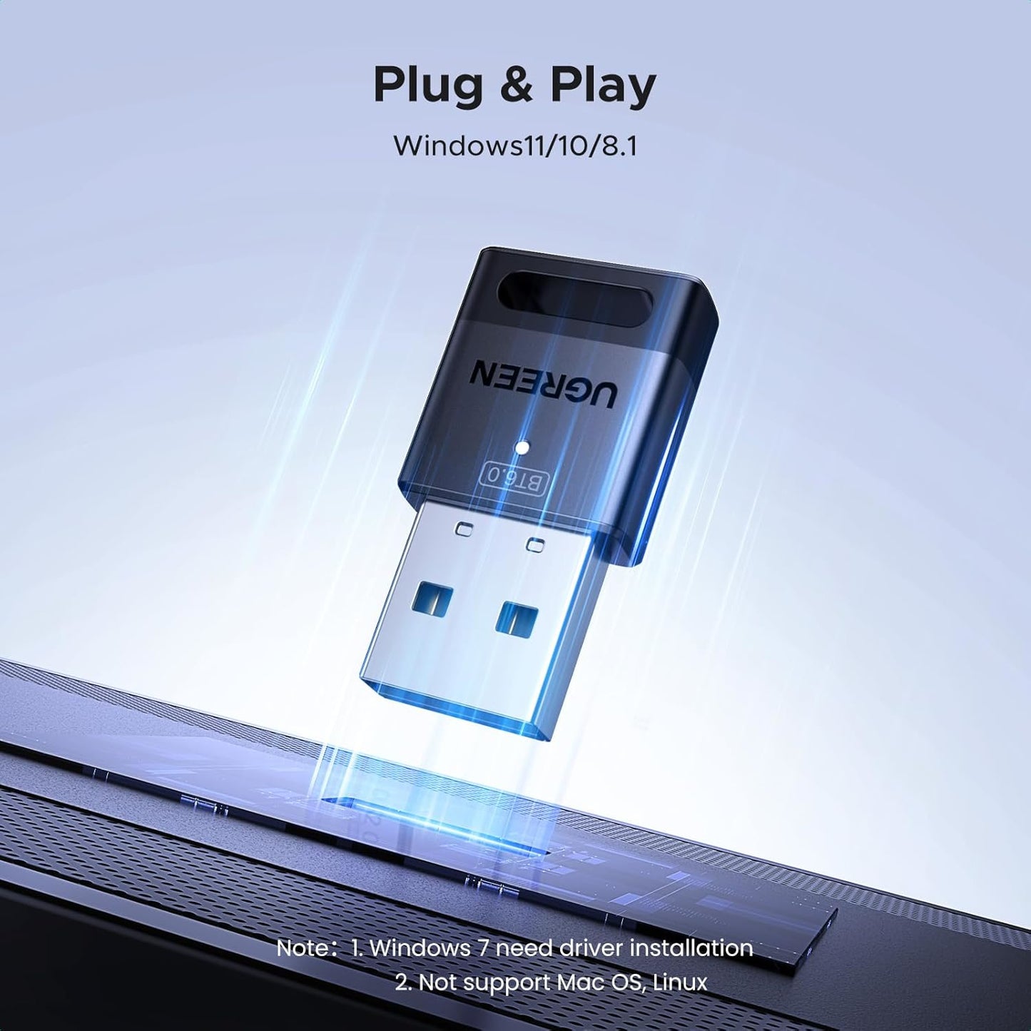 Ugreen Bluetooth 6.0 USB Adapter - alternate product view 2