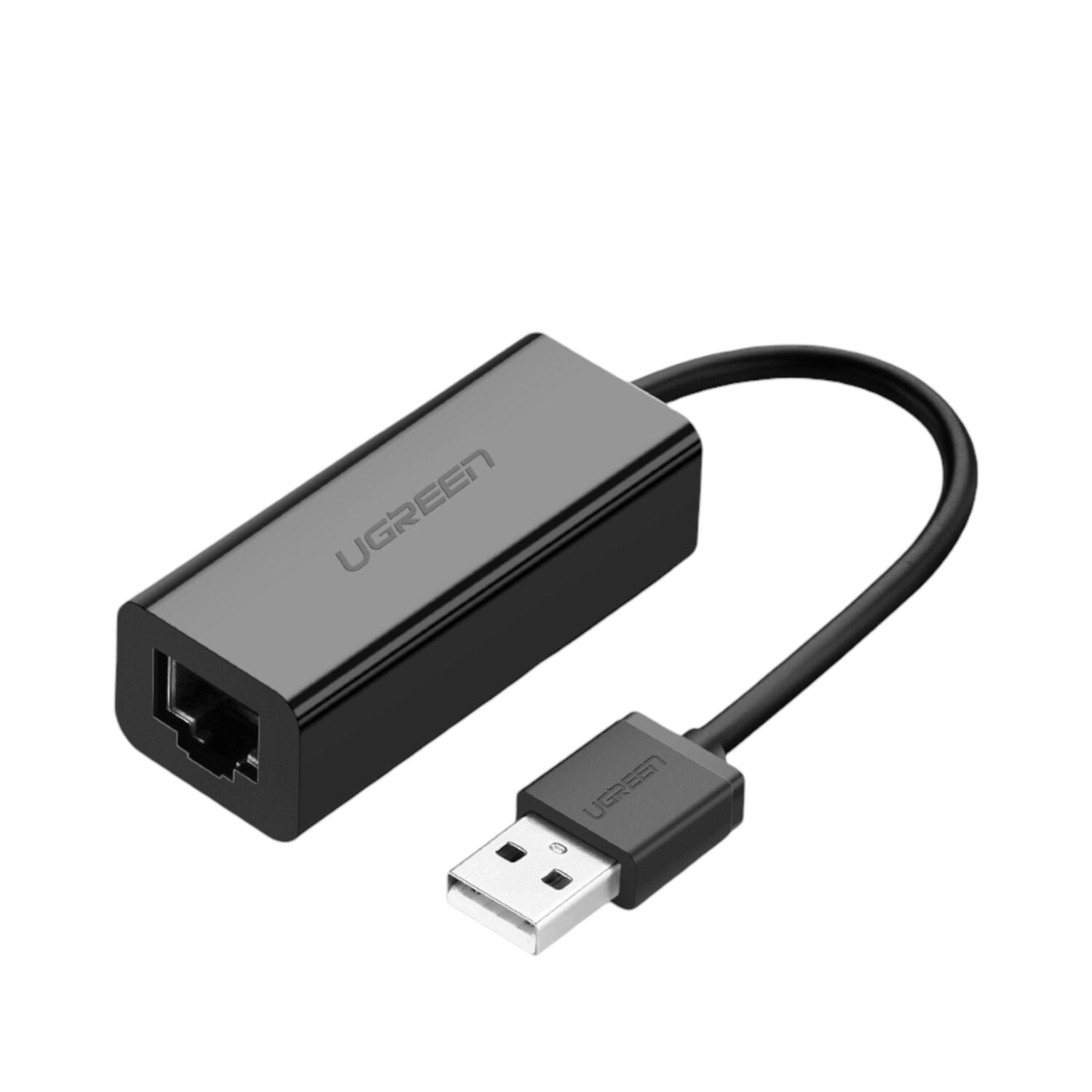 Ugreen CR110 Ethernet Adapter - USB 2.0 to RJ45 - Black