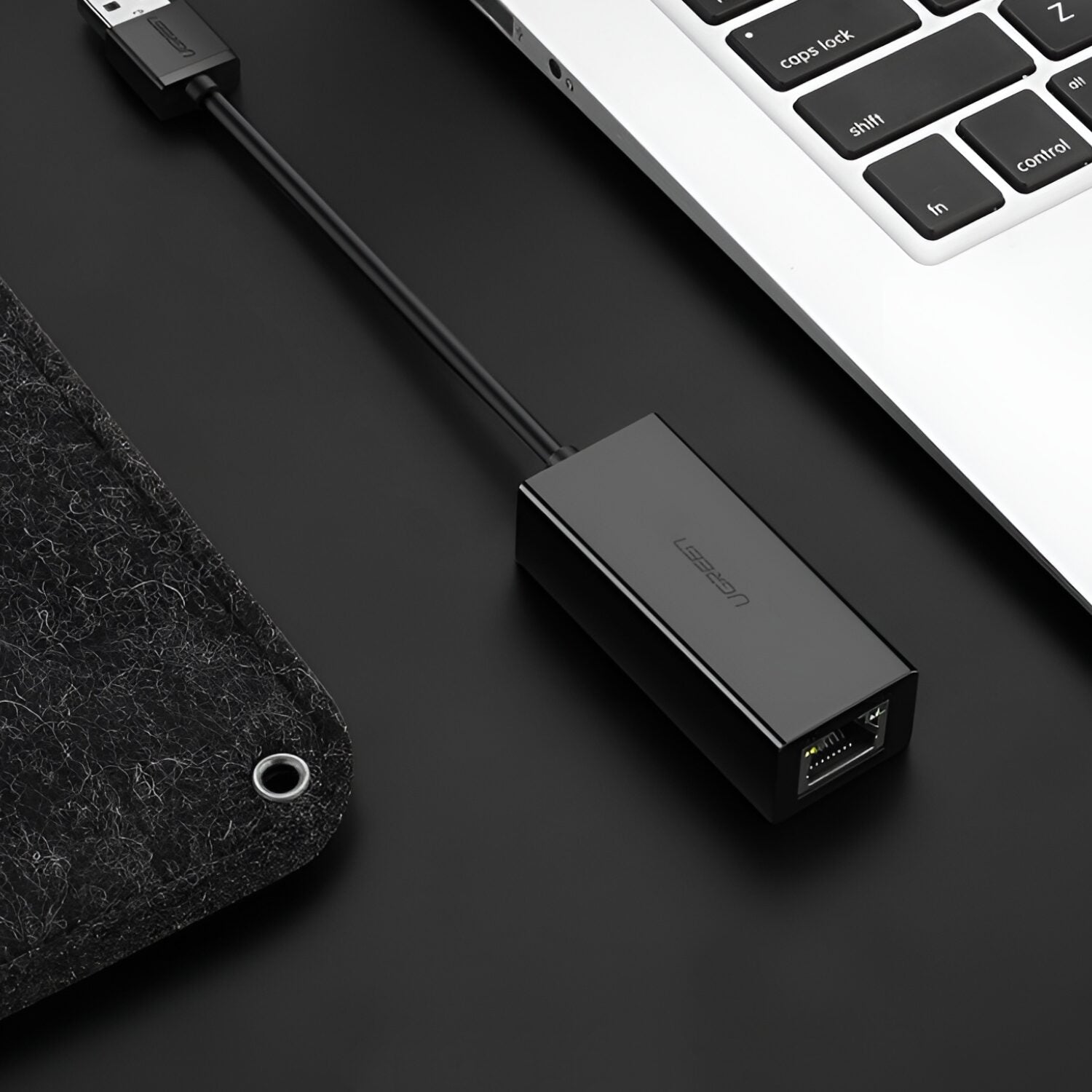 Ugreen CM111 USB3.0 to RJ5 Gigabit Ethernet Adapter - Black - alternate product view 5