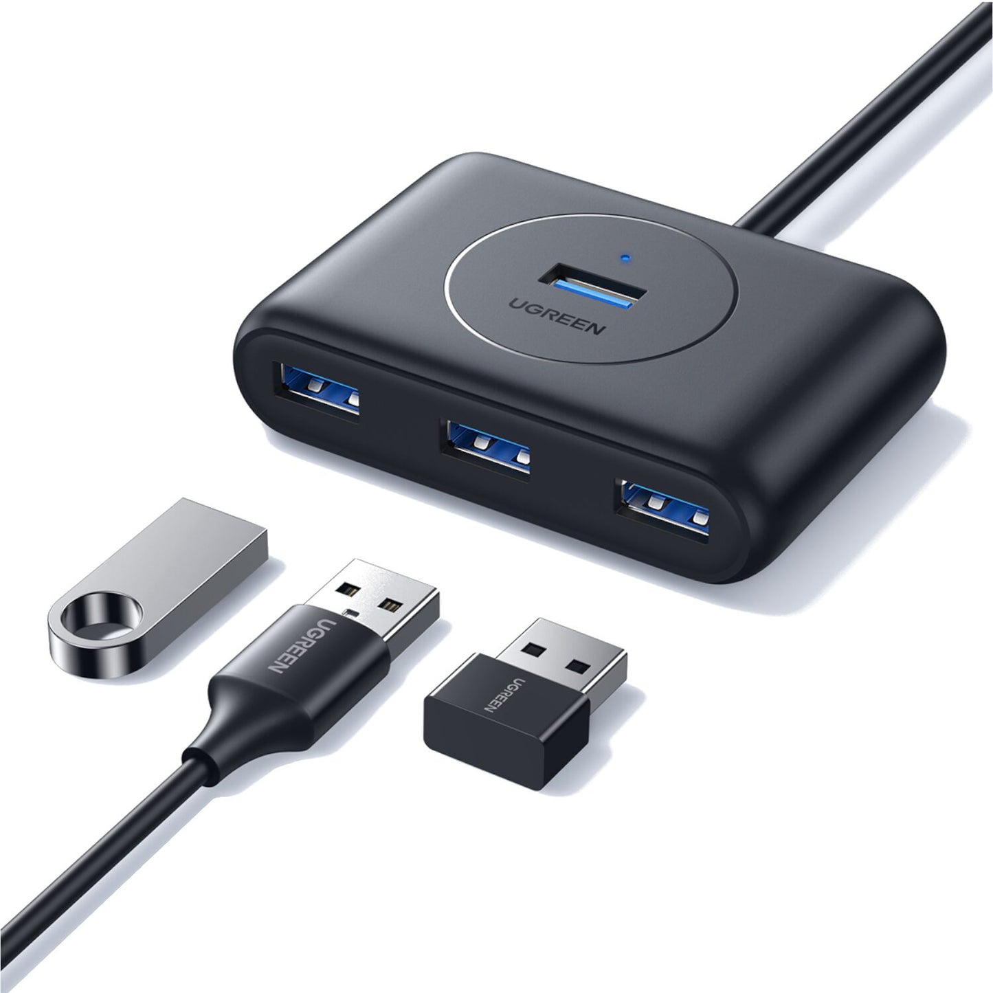 Ugreen 4-Port USB 3.0 Hub - 5Gbps Data Transfer - 0.5m - alternate product view 3