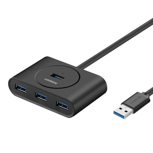 Ugreen 4-Port USB 3.0 Hub - 5Gbps Data Transfer - 0.5m