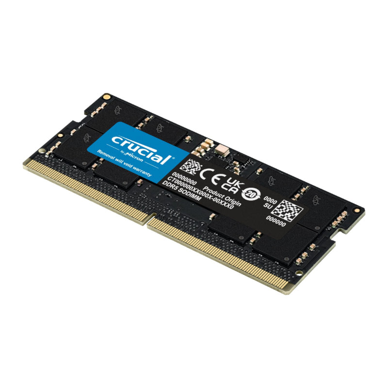 Crucial 16GB 5600MHz DDR5 SODIMM Notebook Memory - alternate product view 2