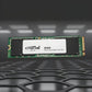Crucial E100 480GB PCIe Gen4 2280 NVMe M.2 SSD - alternate product view 3