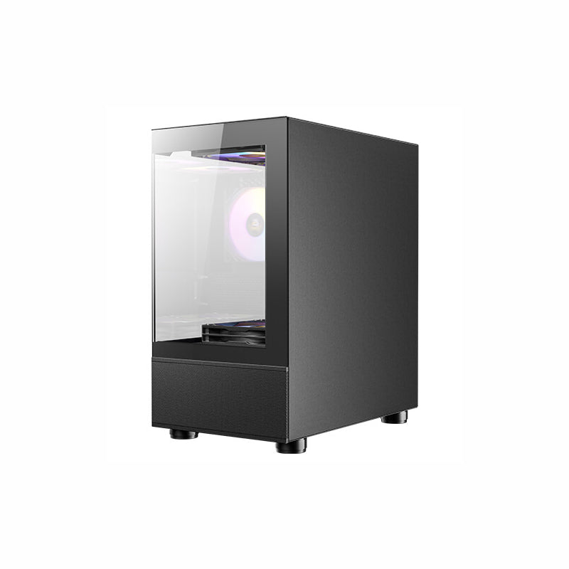 Antec CX200M Elite Micro-ATX - ITX RGB Mini-Tower Gaming Chassis - Black - alternate product view 4