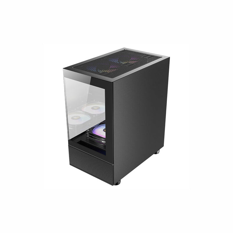 Antec CX200M Elite Micro-ATX - ITX RGB Mini-Tower Gaming Chassis - Black - alternate product view 5