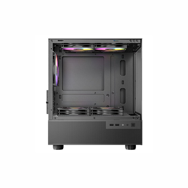 Antec CX200M Elite Micro-ATX - ITX RGB Mini-Tower Gaming Chassis - Black - alternate product view 6