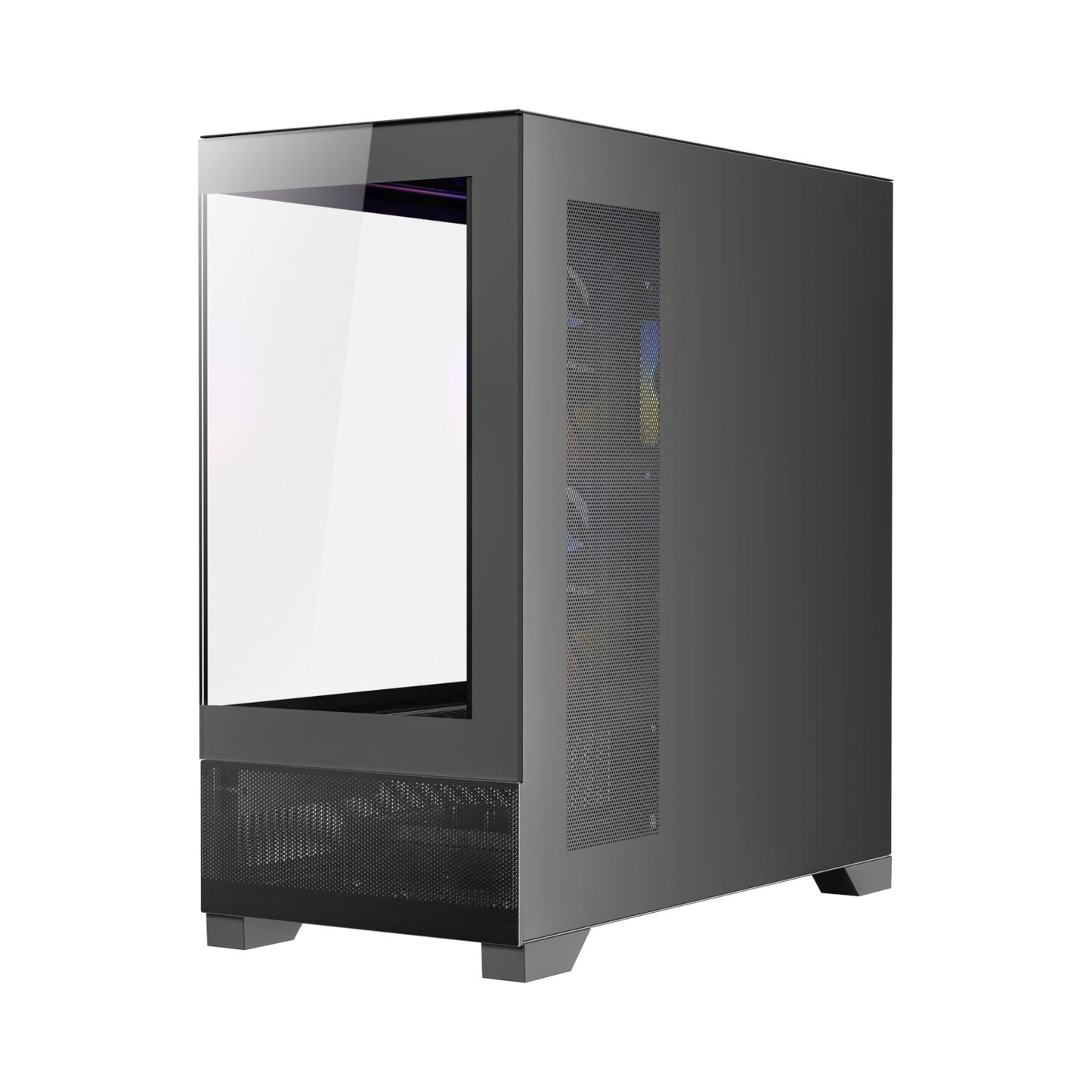 Antec CX500M ARGB Gaming Chassis - M-ATX - ITX - Type-C - Black - alternate product view 3