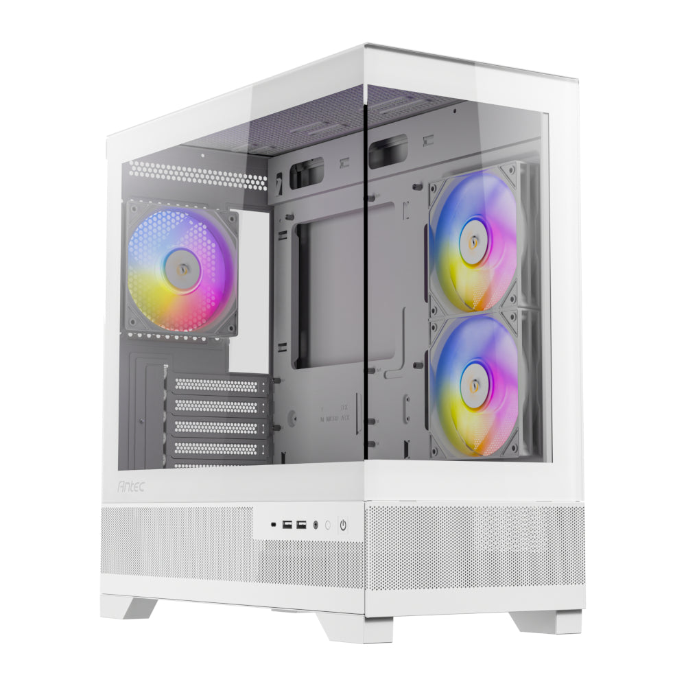 Antec CX500M Micro-ATX - ITX RGB Mini-Tower Gaming Chassis Type-C - White