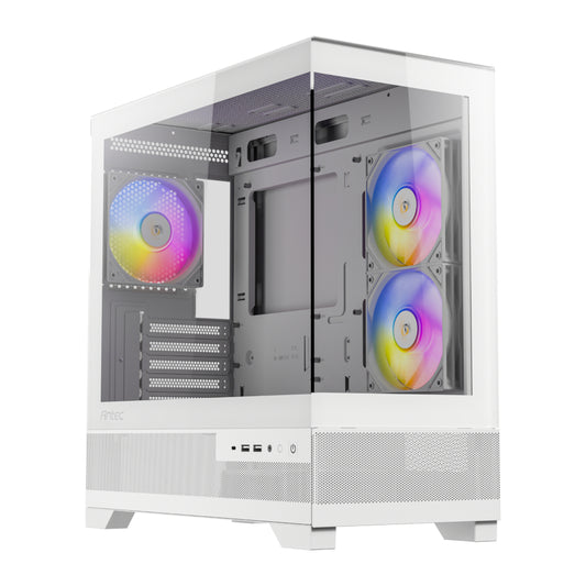 Antec CX500M Micro-ATX - ITX RGB Mini-Tower Gaming Chassis Type-C - White