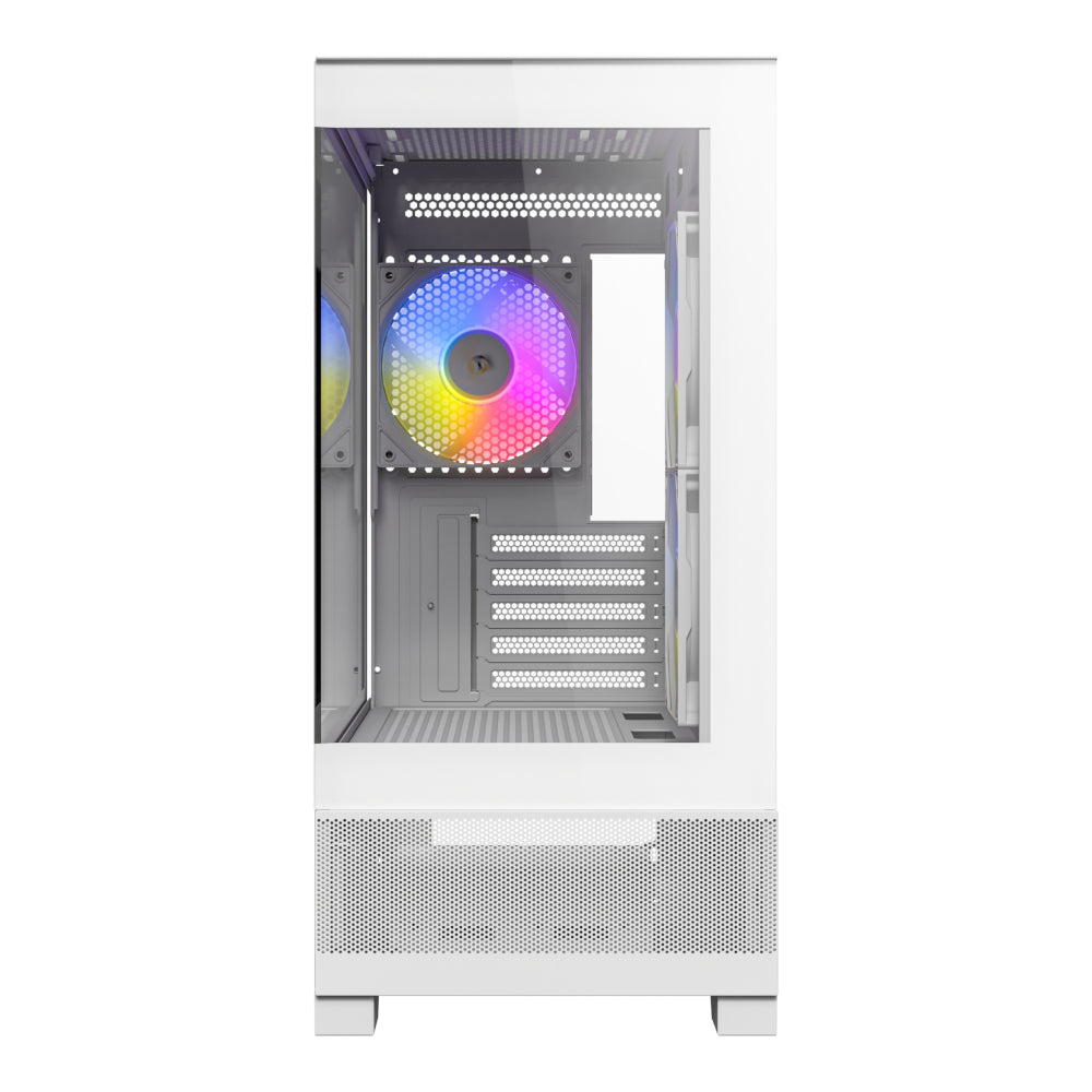 Antec CX500M Micro-ATX - ITX RGB Mini-Tower Gaming Chassis Type-C - White - alternate product view 2