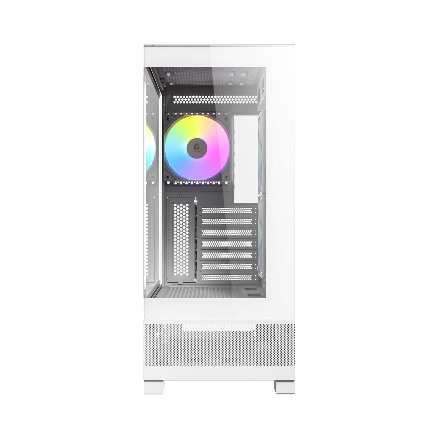 Antec CX700 ARGB Mid-Tower Gaming Chassis - White - alternate product view 2