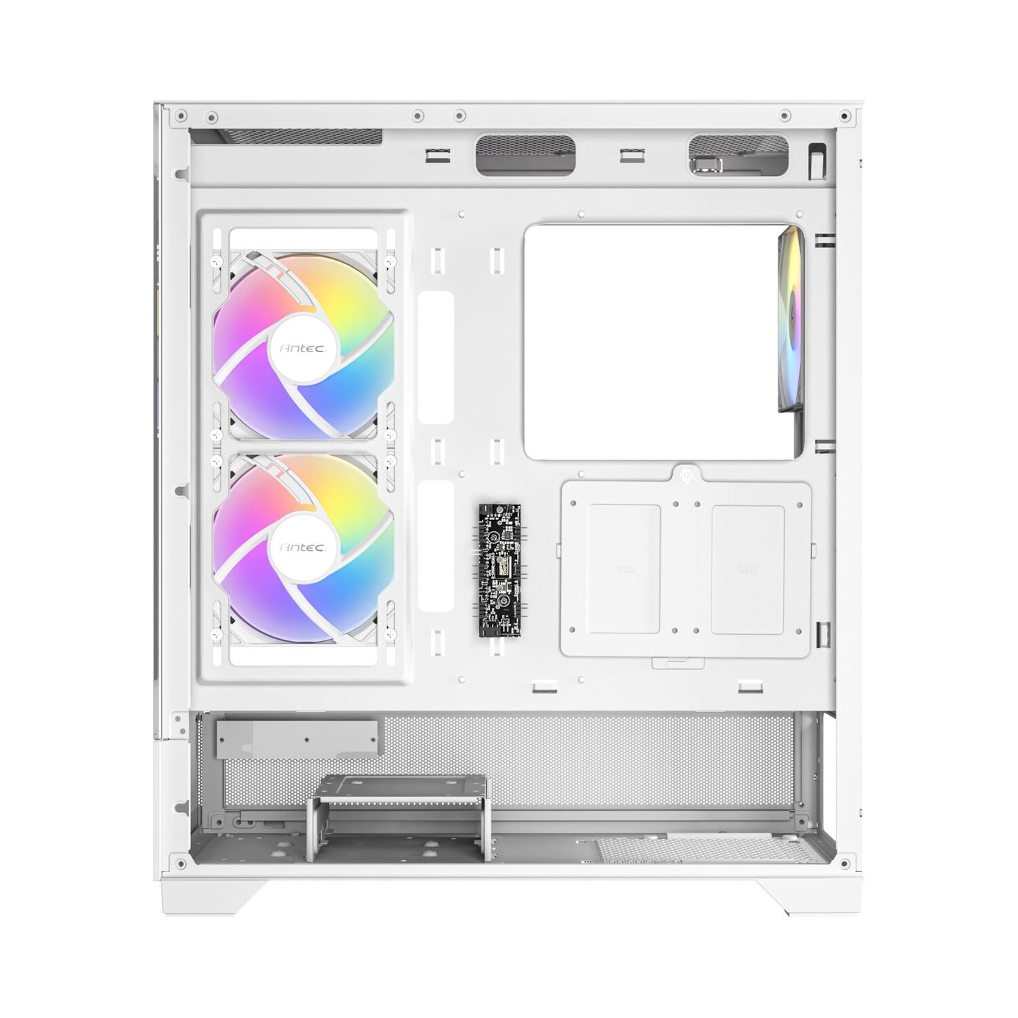 Antec CX700 ARGB Mid-Tower Gaming Chassis - White - alternate product view 4