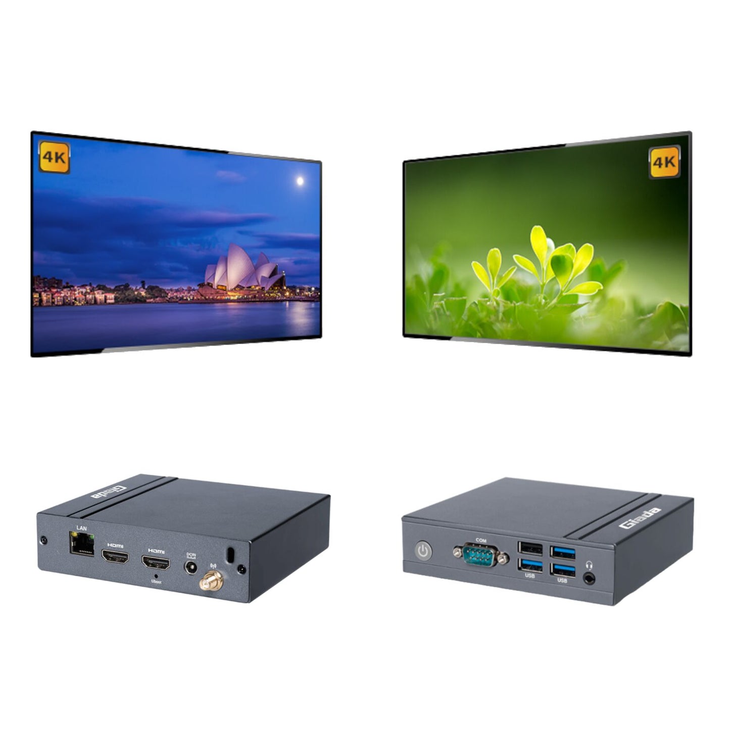 Giada DN24 Raspberry Pi Compact Signage Player - CM4 Lite - product view 3