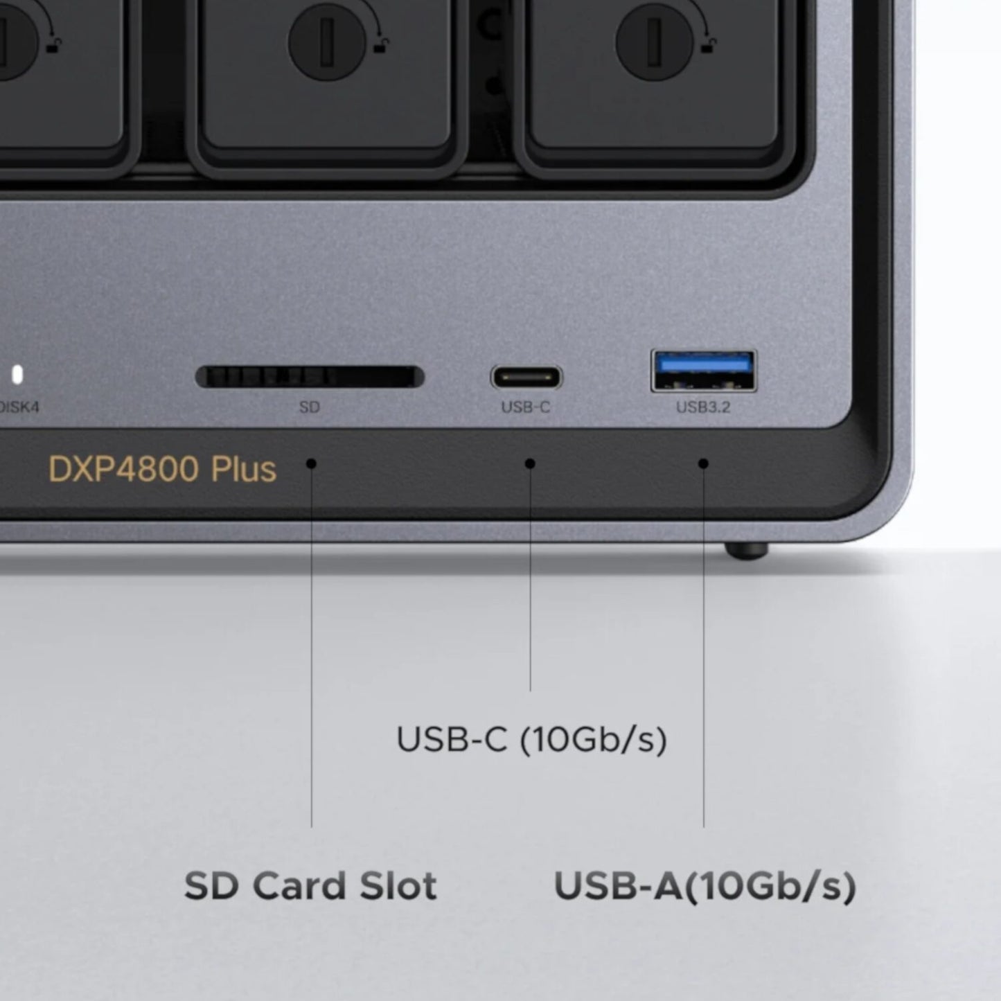 Ugreen NASync DXP4800 Plus 4-Bay NAS - alternate product view 2
