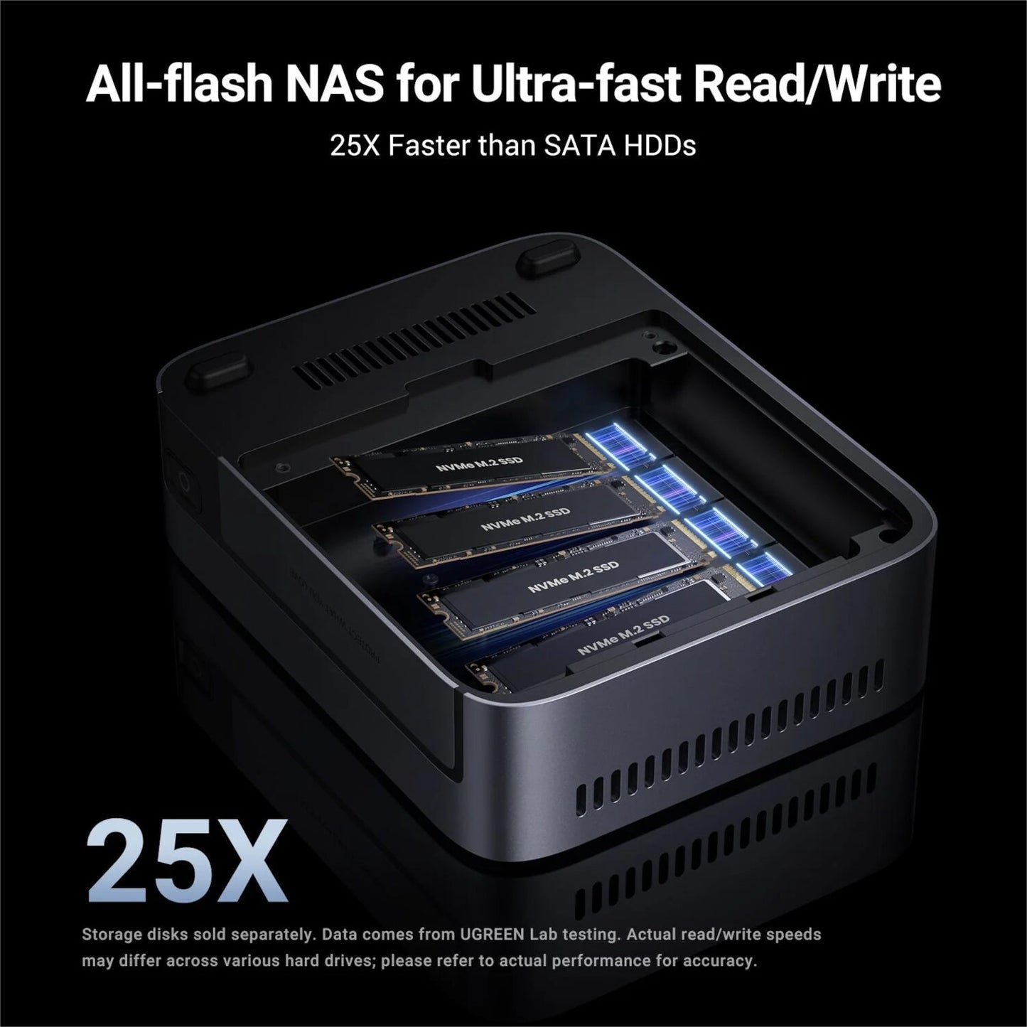 Ugreen NASync DXP480T Plus 4-Bay NAS - alternate product view 5