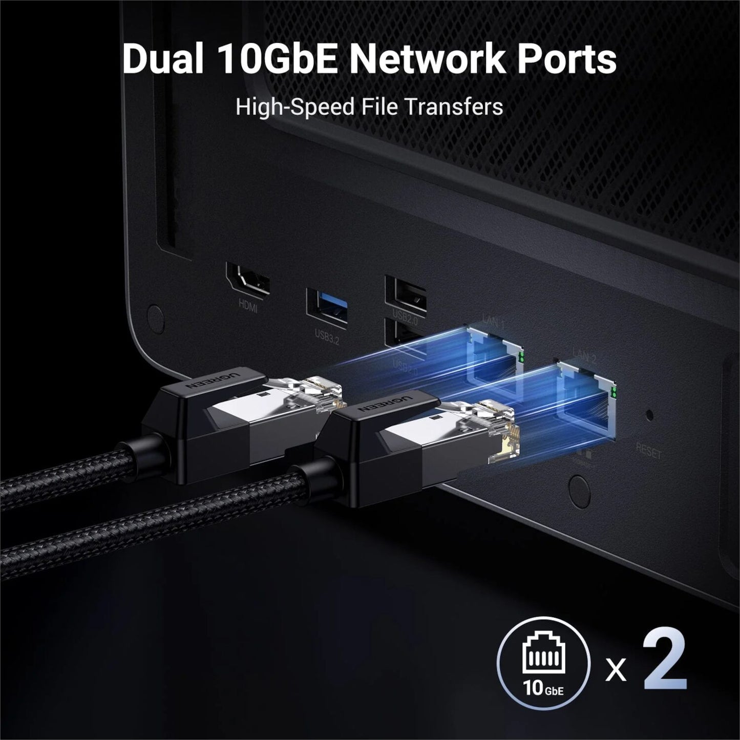 Ugreen NASync DXP8800 Plus 8-Bay NAS - alternate product view 4