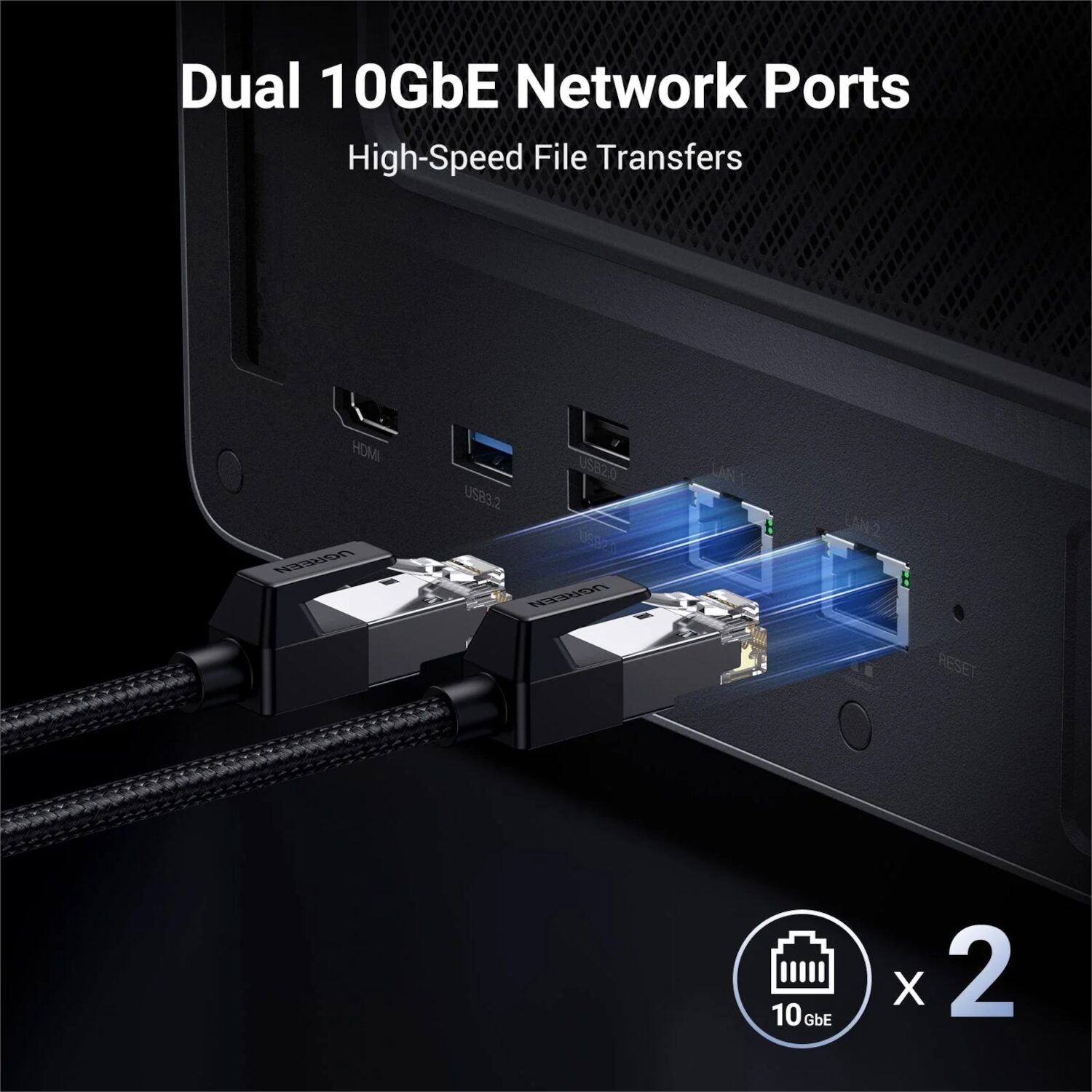 Ugreen NASync DXP8800 Plus 8-Bay NAS - alternate product view 4