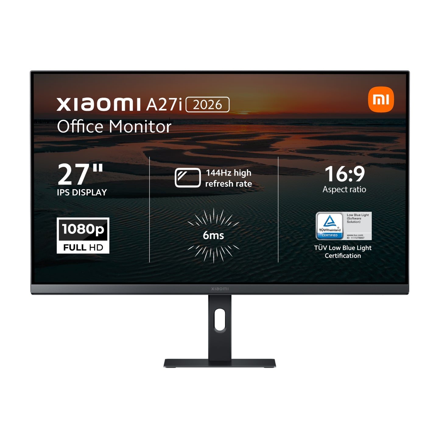 Xiaomi A27i 2026 27″ 144Hz FHD 1080P IPS Office Monitor