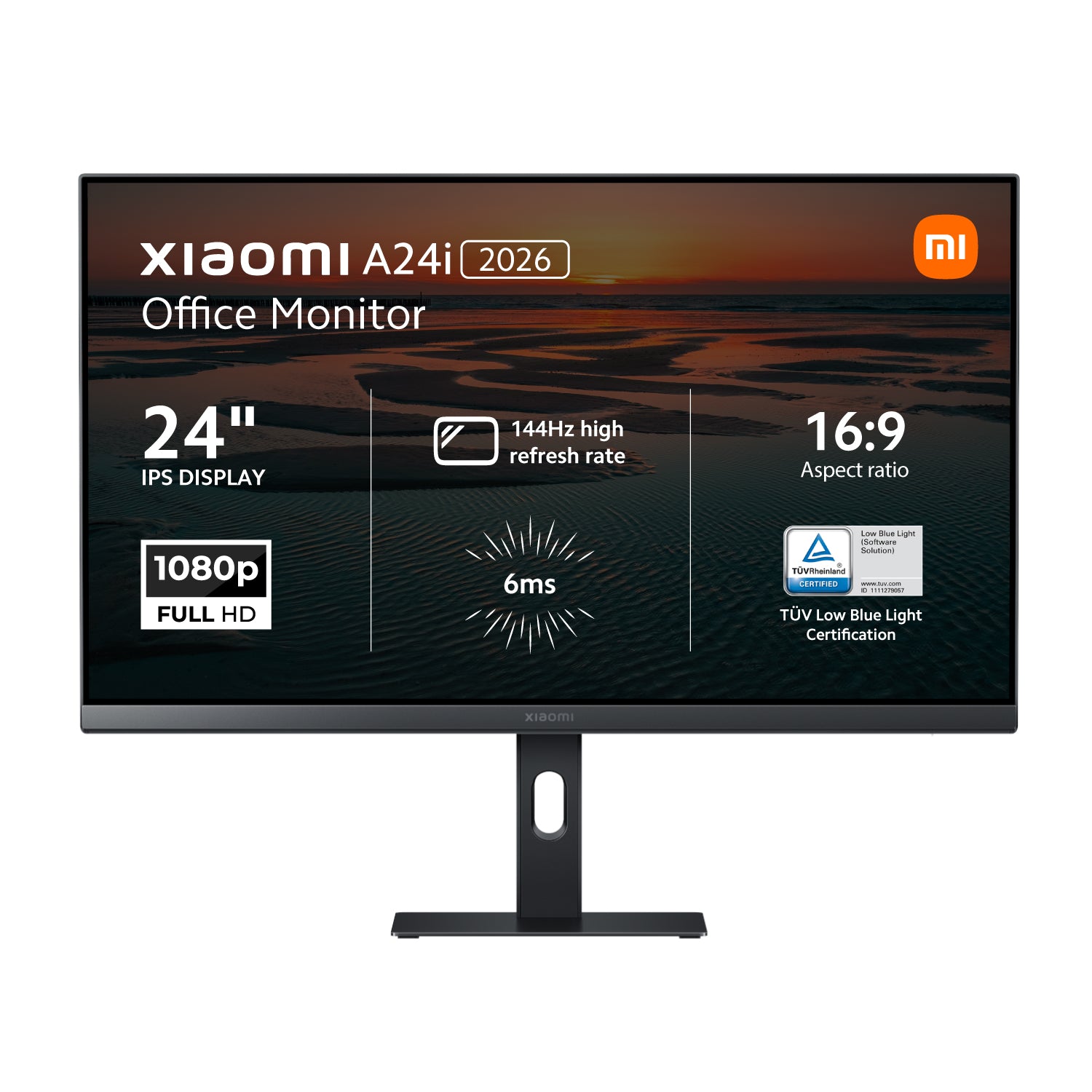 Xiaomi A24i 2026 24″ 144Hz FHD 1080P IPS Office Monitor
