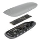 ASUS Cobble M.2 SSD Enclosure - Grey - alternate product view 6