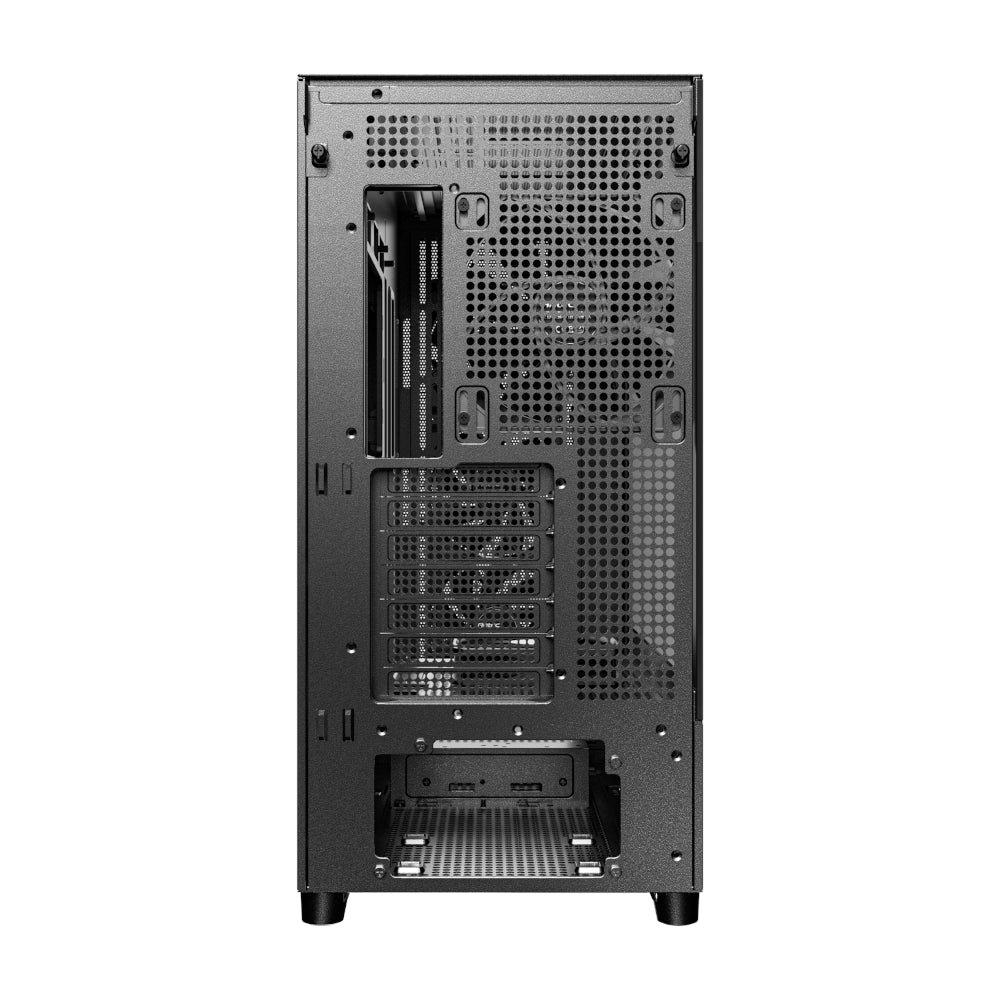 Antec FLUX ATX WOOD Mid Tower Gaming Chassis – Black - alternate product view 3