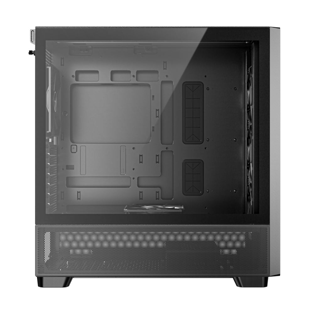 Antec FLUX ATX WOOD Mid Tower Gaming Chassis – Black - alternate product view 5