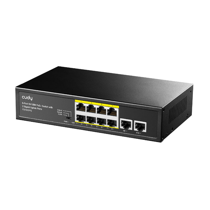 Cudy 10-Port Unmanaged PoE+ Switch - alternate product view 2