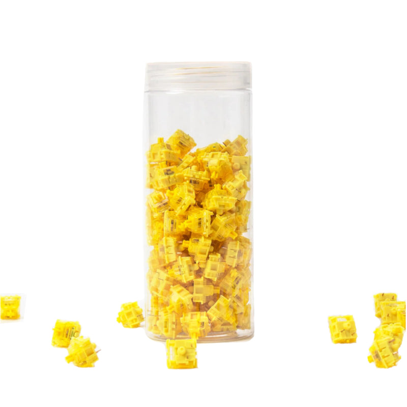 Keychron Yellow Gateron Phantom Switches 110 pcs - alternate product view 2