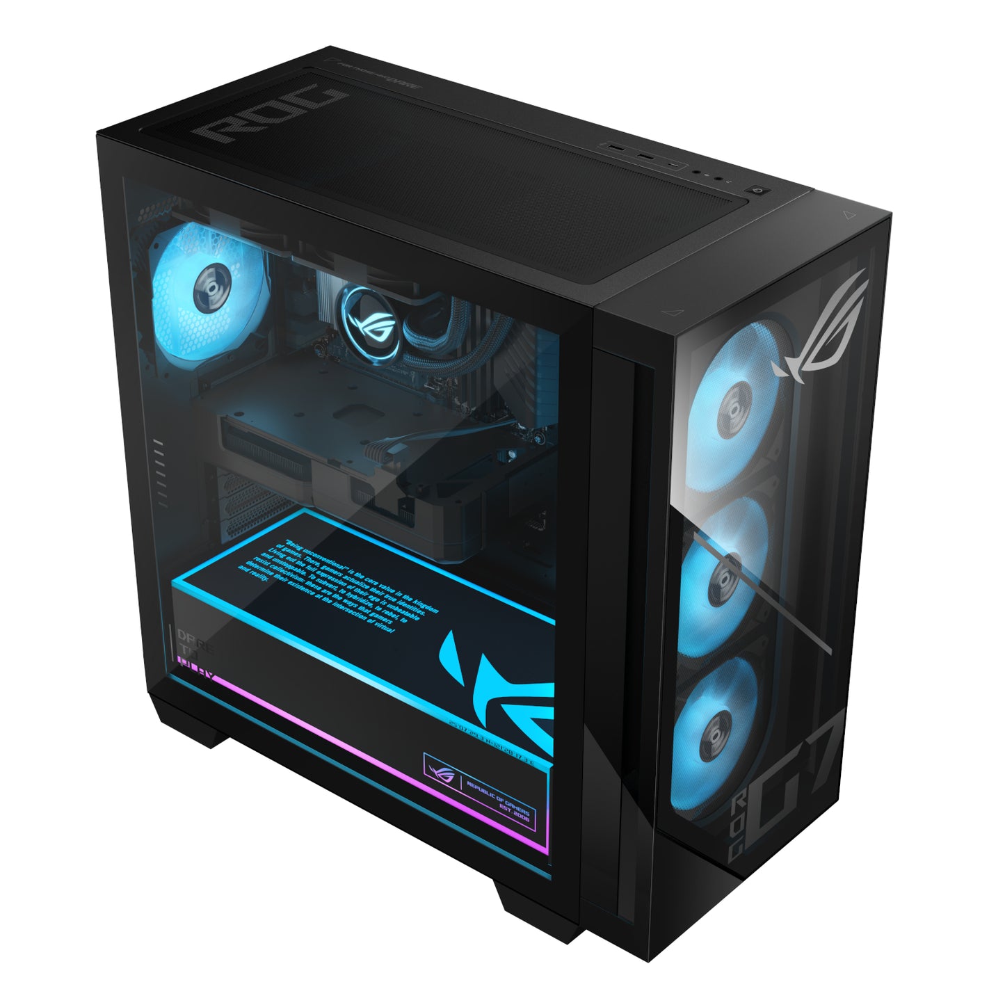 ASUS ROG G700 Intel Ultra 5 255F Gaming PC - 16GB DDR5 - 1TB SSD - Win 11 Home - alternate product view 5