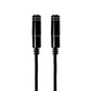 Gizzu 3-Pole Audio Splitter Cable - Black - alternate product view 2