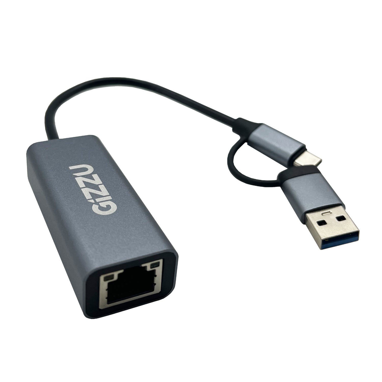 Gizzu High Speed Type-C/A to Gigabit Adapter Poly - alternate product view 2