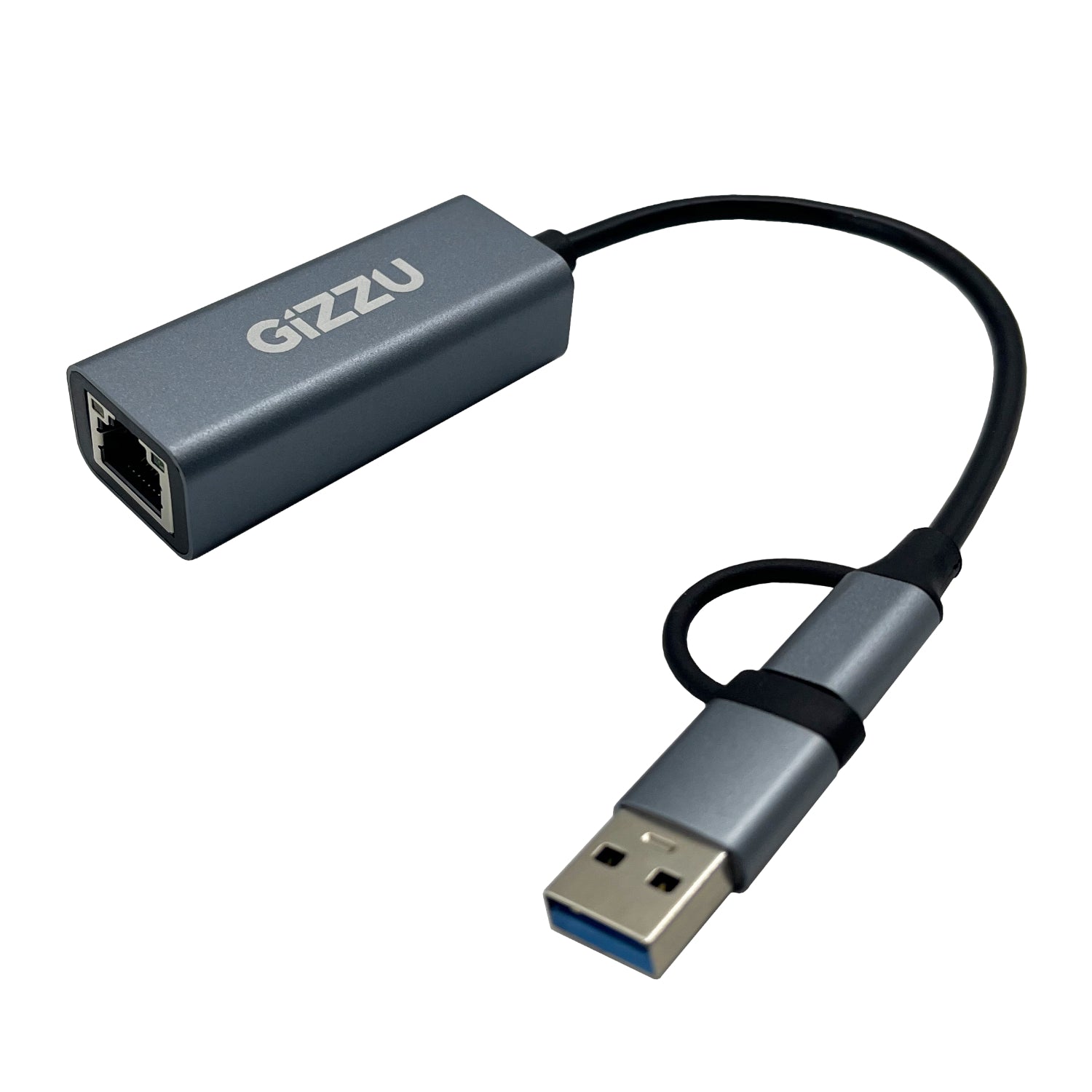 Gizzu High Speed Type-C/A to Gigabit Adapter Poly - alternate product view 3