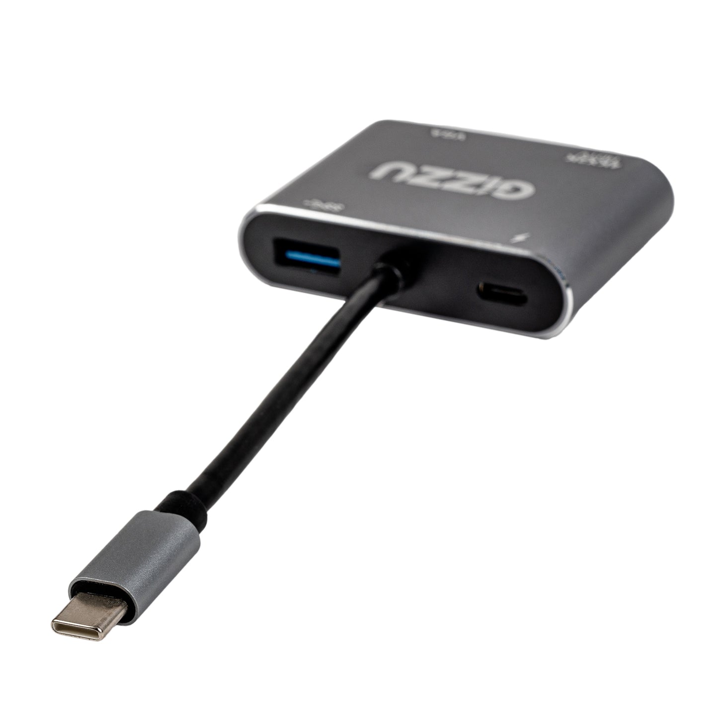 Gizzu 4-in-1 Type-C to HDMI/VGA/USB3.0 Hub - alternate product view 2