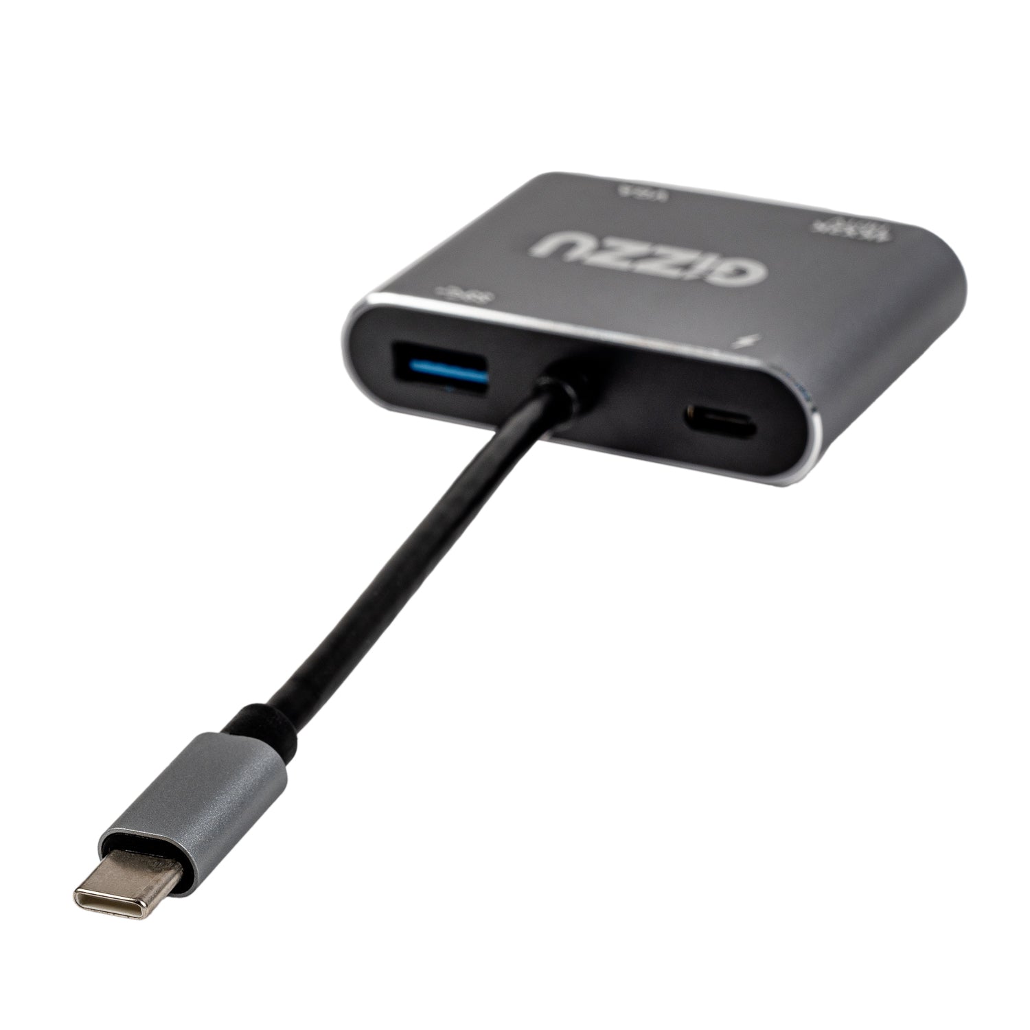 Gizzu 4-in-1 Type-C to HDMI/VGA/USB3.0 Hub - alternate product view 2