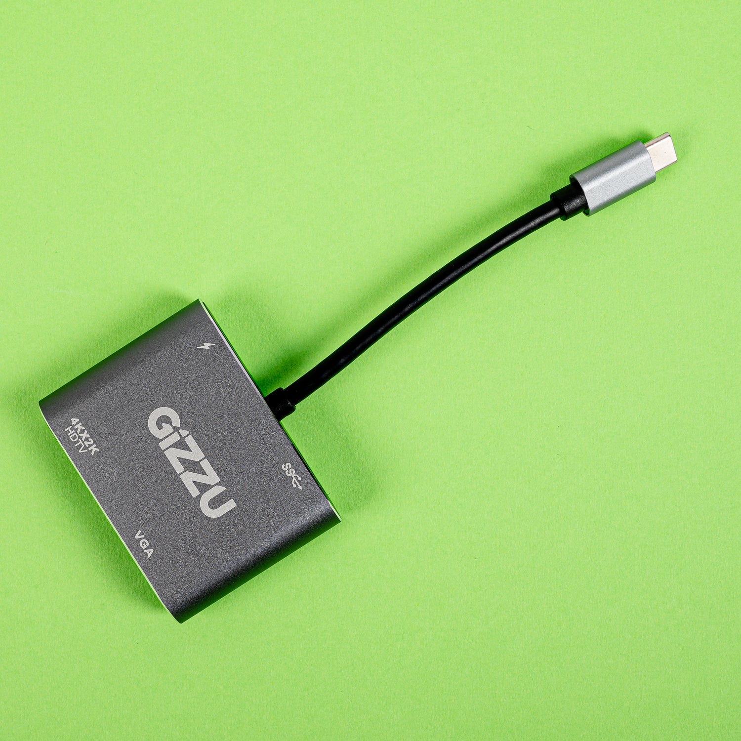 Gizzu 4-in-1 Type-C to HDMI/VGA/USB3.0 Hub - alternate product view 6