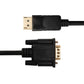 Gizzu 1080P DisplayPort to VGA Cable 1.8m Poly - alternate product view 4