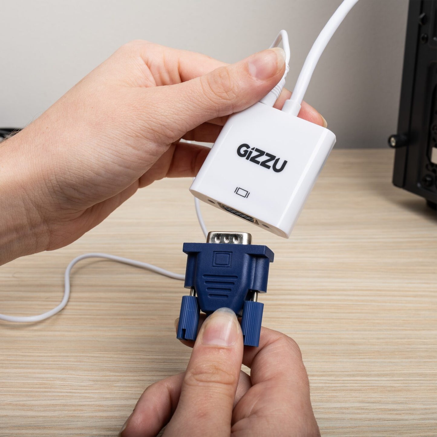 Gizzu 1080P HDMI to VGA Adapter with Audio - alternate product view 3