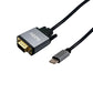 Gizzu Full HD Type-C to VGA Cable (1.8m) - Black - alternate product view 2