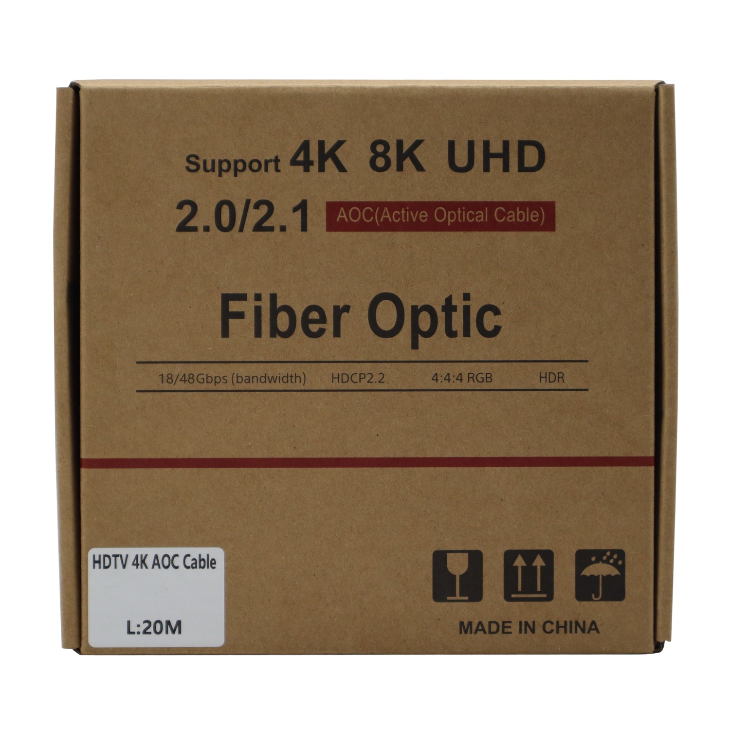 Gizzu 4K Active fibre Optic HDMI Cable 20m - alternate product view 5