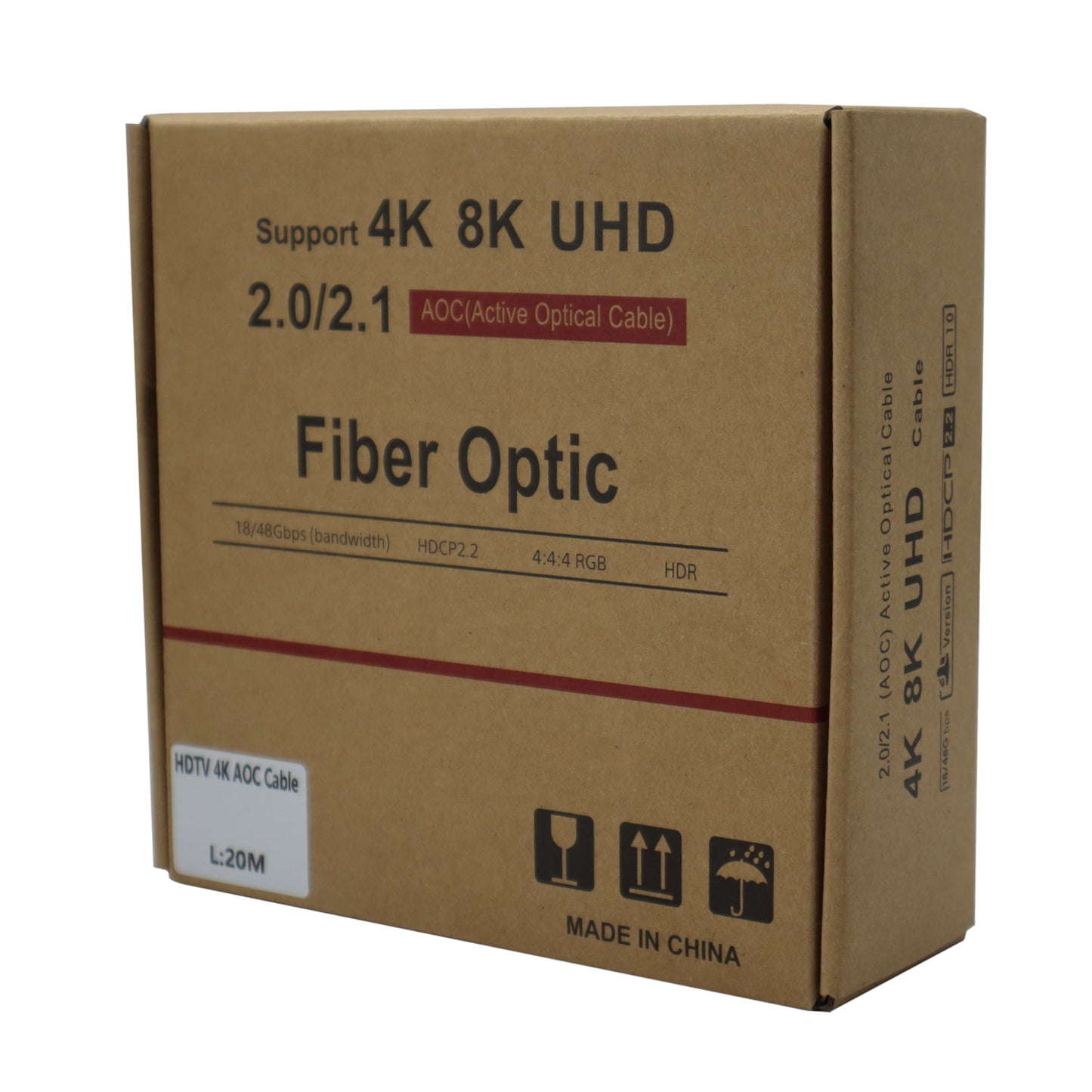 Gizzu 4K Active fibre Optic HDMI Cable 20m - alternate product view 6