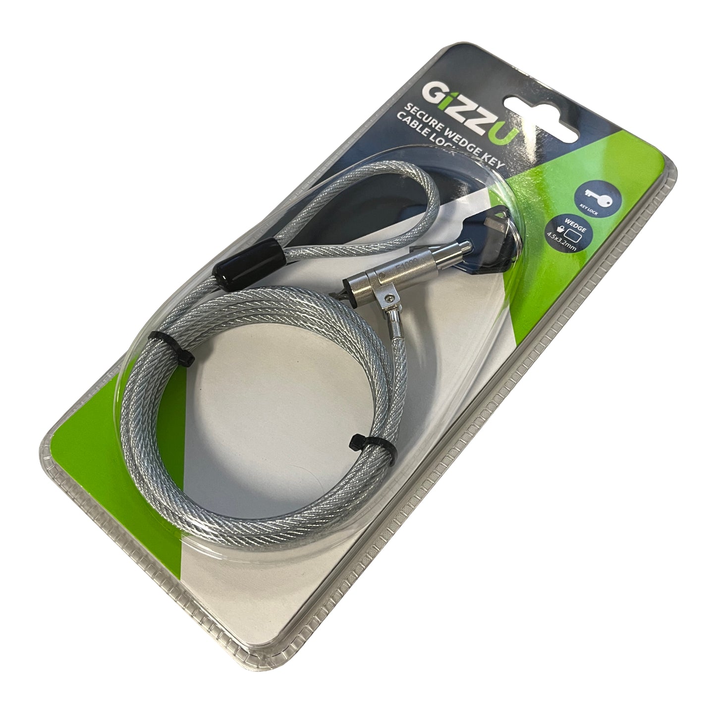 Gizzu 1.8m Wedge Cable Lock - alternate product view 4
